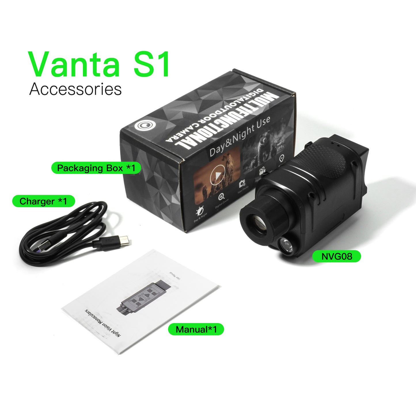 Vanta S1 4K Digital Night Vision Monocular