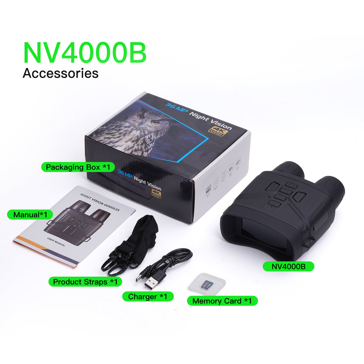 NV4000B Digital Night Vision Goggles