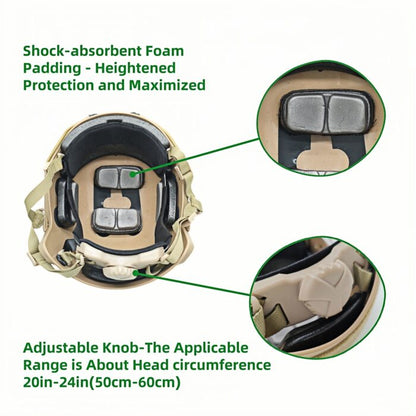 MICH Tactical Helmet Bump ABS