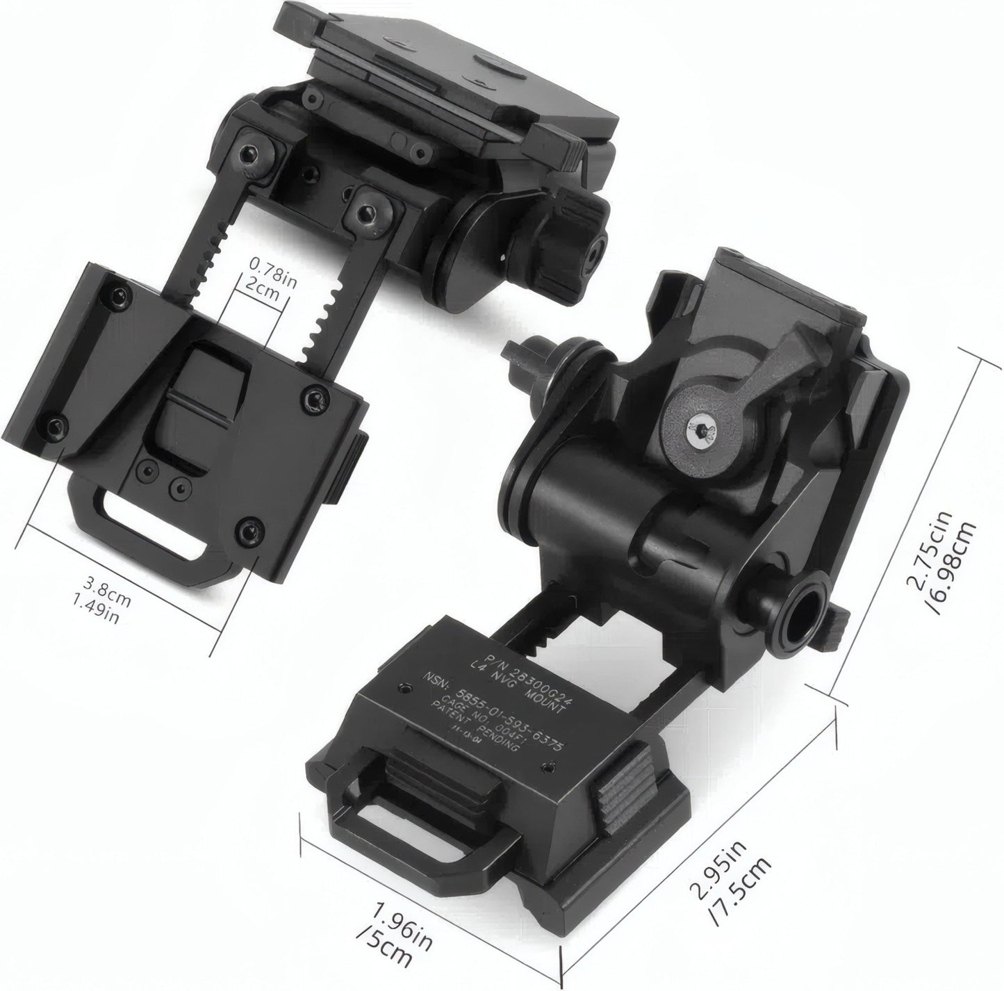 Night Vision Mount L4G24 NVG Metal Helmet Mount