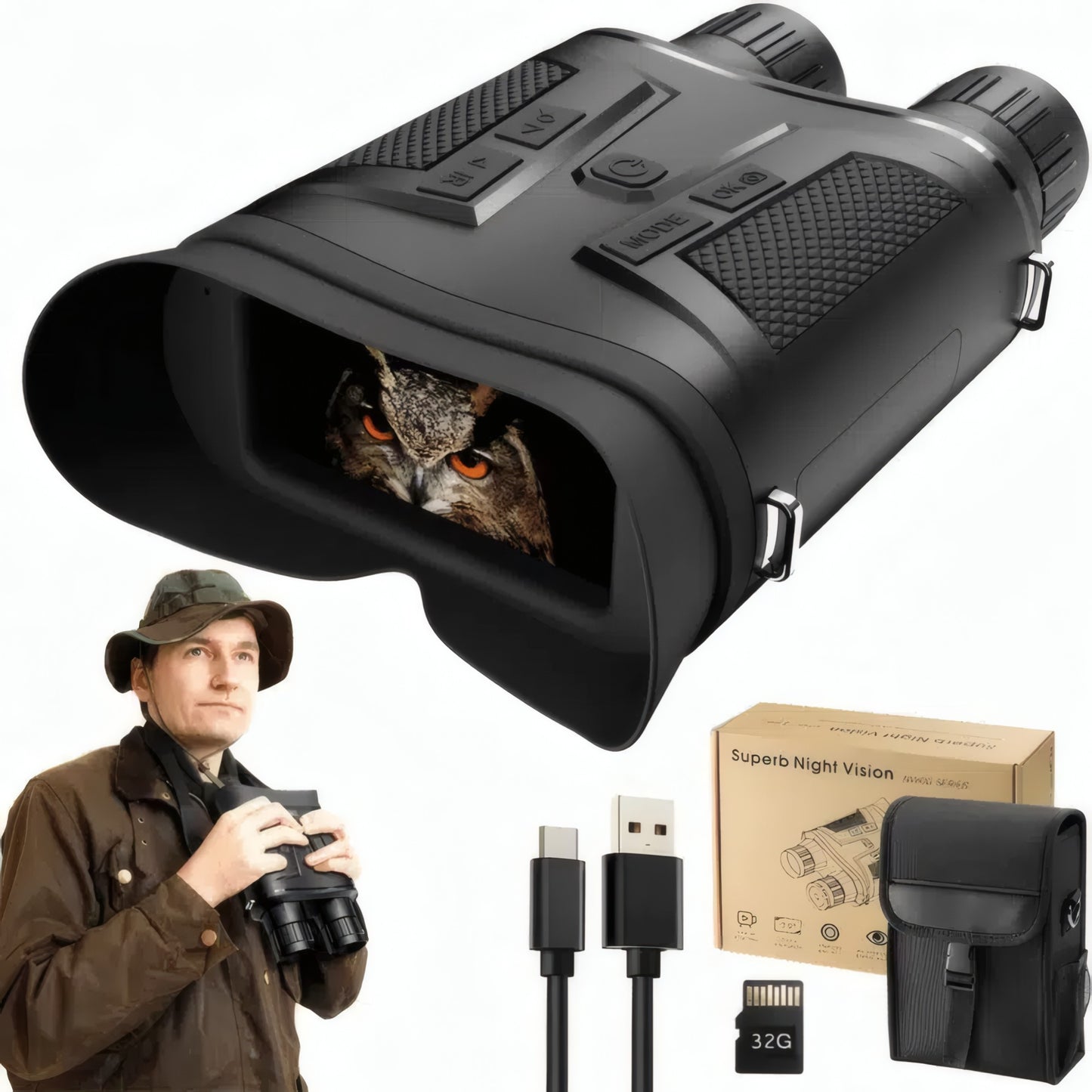 NV800S 2K Digital Night Vision Binoculars