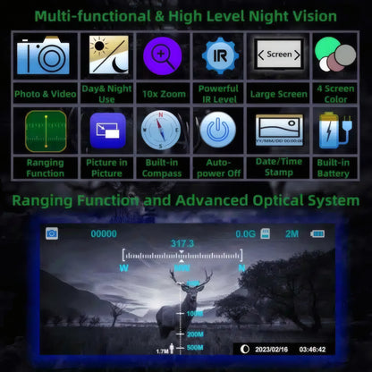 NV800S 2K Digital Night Vision Binoculars