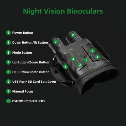 NV800S 2K Digital Night Vision Binoculars