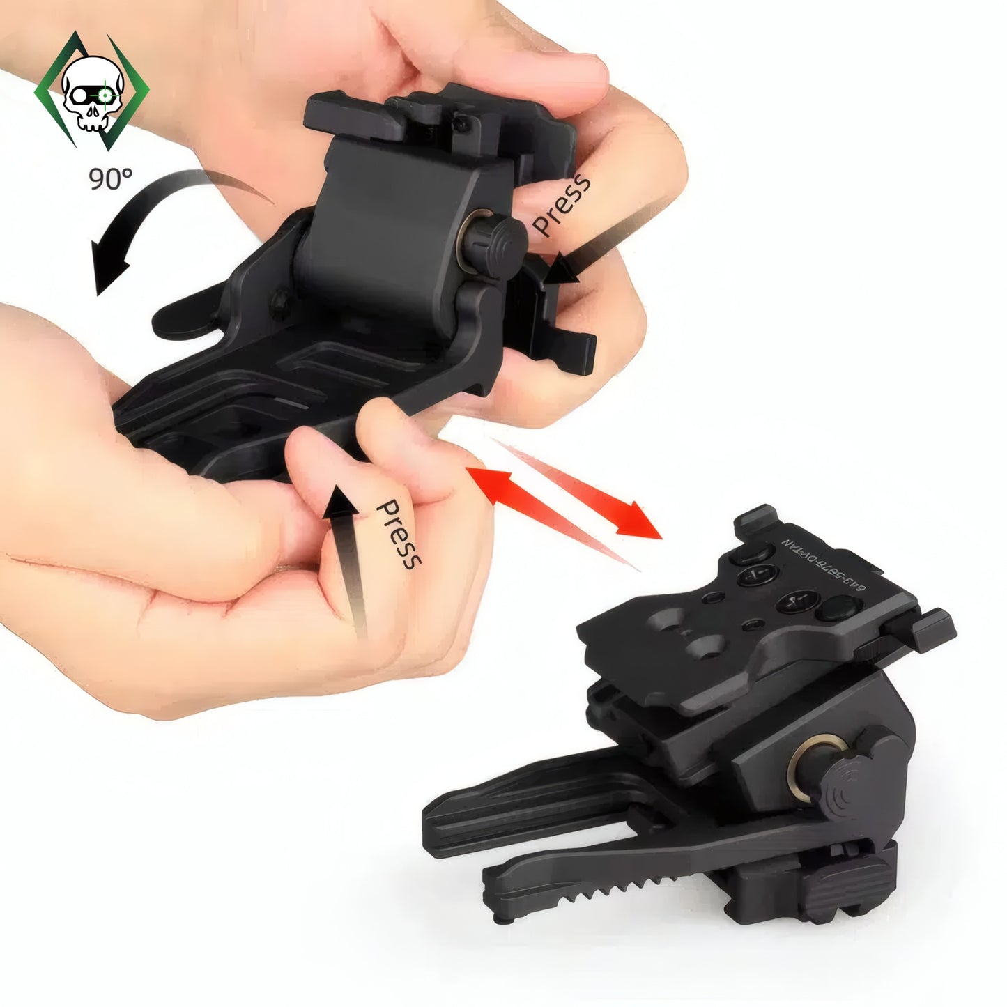 Low Profile Flip-up NVG Mount Night Vision Goggles Mount