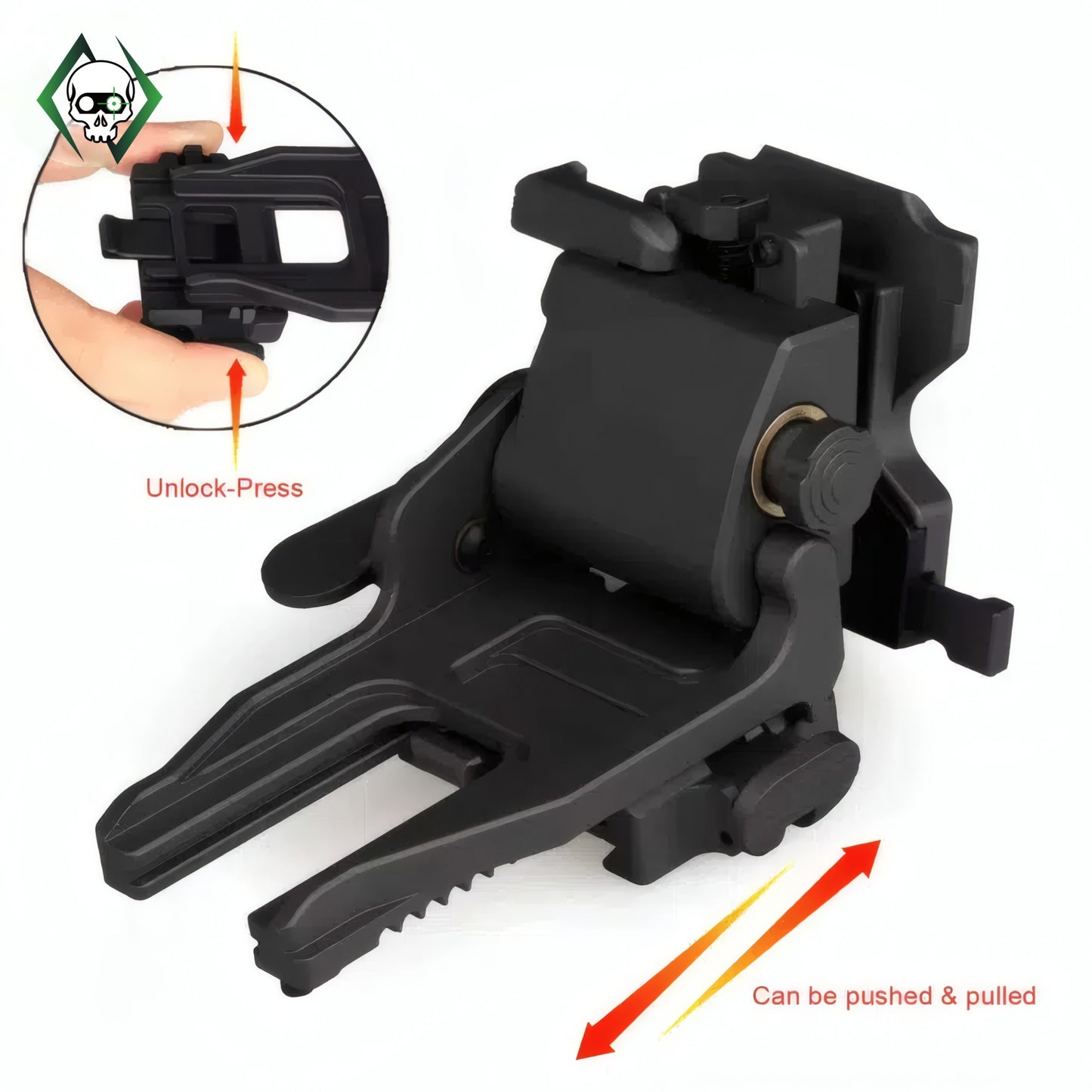 Low Profile Flip-up NVG Mount Night Vision Goggles Mount