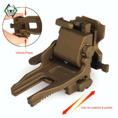 Low Profile Flip-up NVG Mount Night Vision Goggles Mount