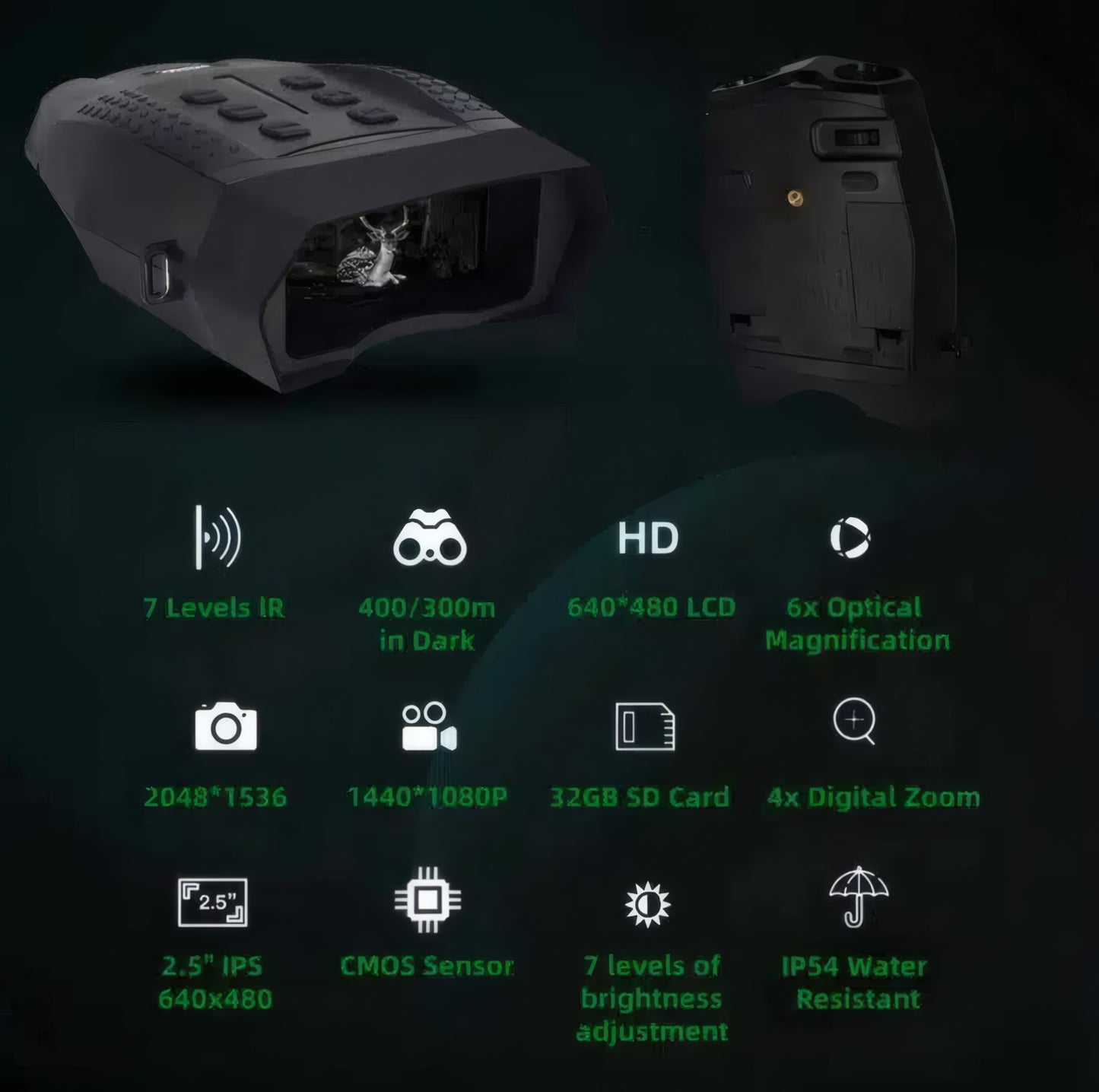 NV5100 1080P Digital Night Vision Binoculars